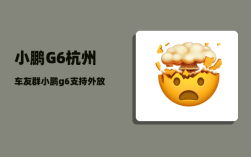 小鹏G6杭州车友群_小鹏g6支持外放电吗