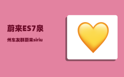 蔚来ES7泉州车友群_蔚来sirius是什么车型