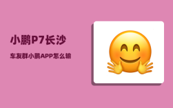 小鹏P7长沙车友群_小鹏APP怎么输入车牌