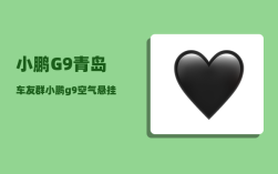 小鹏G9青岛车友群_小鹏g9空气悬挂全系标配吗