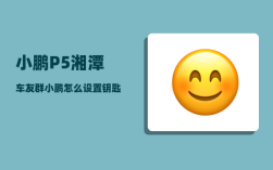 小鹏P5湘潭车友群_小鹏怎么设置钥匙离开自动上锁