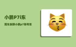 小鹏P7i东莞车友群_小鹏p7账号怎么注册