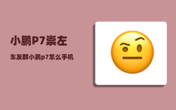 小鹏P7崇左车友群_小鹏p7怎么手机控制