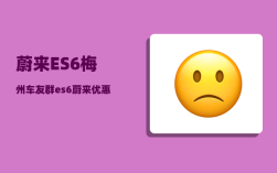蔚来ES6梅州车友群_es6蔚来优惠12万8是真的吗