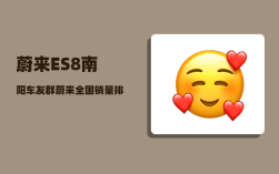 蔚来ES8南阳车友群_蔚来全国销量排名