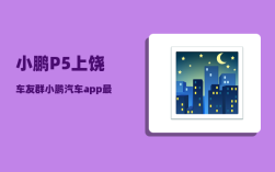小鹏P5上饶车友群_小鹏汽车app最多绑定几个人