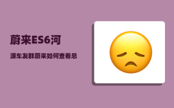 蔚来ES6河源车友群_蔚来如何查看总公里数