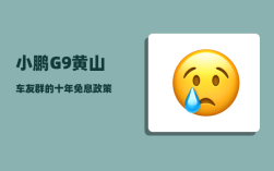 小鹏G9黄山车友群_的十年免息政策