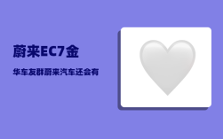 蔚来EC7金华车友群_蔚来汽车还会有人买吗
