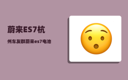 蔚来ES7杭州车友群_蔚来es7电池技术是什么