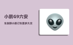 小鹏G9六安车友群_小鹏订车要多久交付