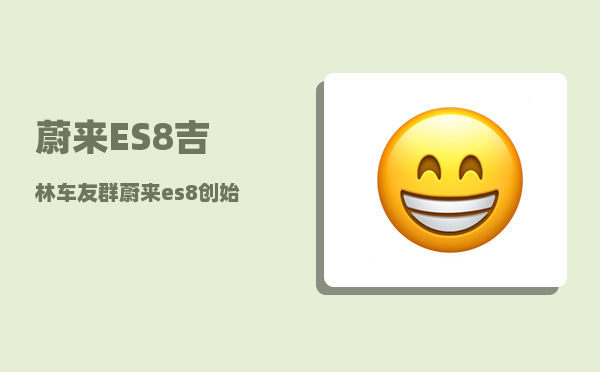 蔚来ES8吉林车友群_蔚来es8创始版车门异响-图1