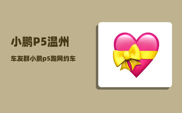 小鹏P5温州车友群_小鹏p5跑网约车怎么样-图1