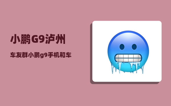 小鹏G9泸州车友群_小鹏g9手机和车机连接的流程-图1