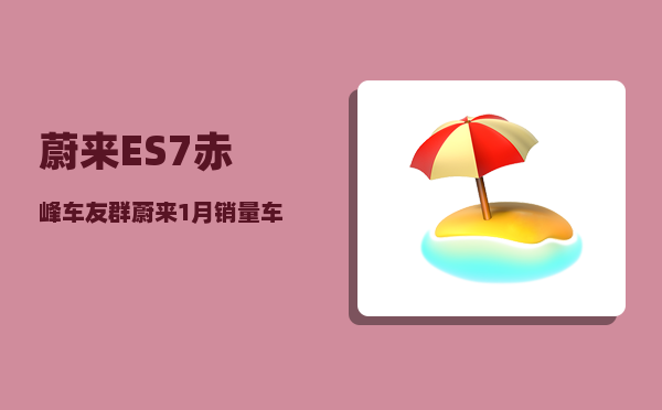 蔚来ES7赤峰车友群_蔚来1月销量车型明细-图1