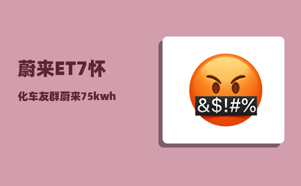 蔚来ET7怀化车友群_蔚来75kwh冬季真实续航-图1