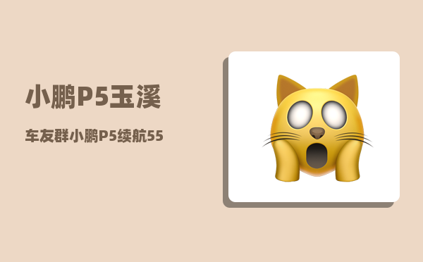 小鹏P5玉溪车友群_小鹏P5续航550公里低中配车价-图1