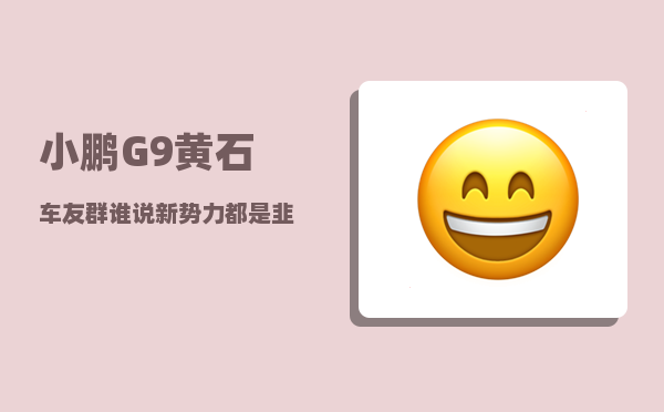 小鹏G9黄石车友群_谁说新势力都是韭菜机-图1