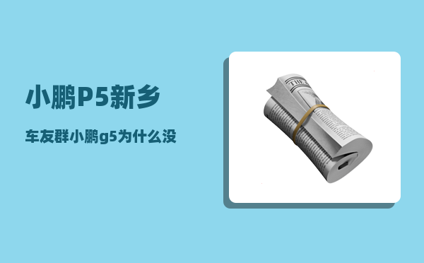小鹏P5新乡车友群_小鹏g5为什么没有热销-图1