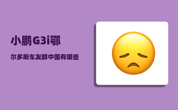 小鹏G3i鄂尔多斯车友群_中国有哪些比较有发展前景的城市-图1