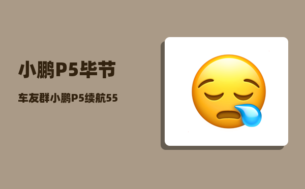 小鹏P5毕节车友群_小鹏P5续航550公里低中配车价-图1