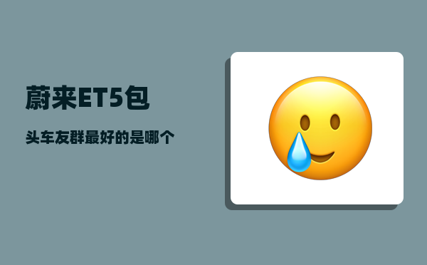 蔚来ET5包头车友群_较优的是哪个-图1