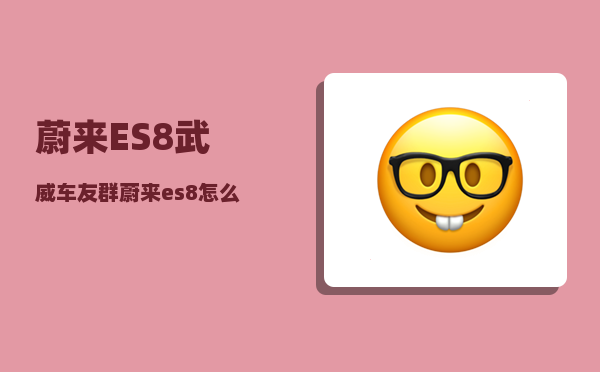 蔚来ES8武威车友群_蔚来es8怎么换电-图1