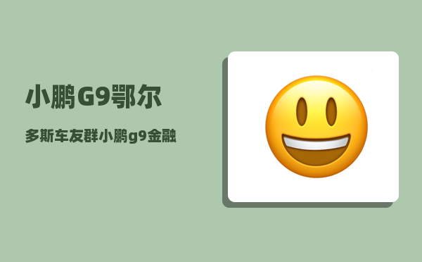 小鹏G9鄂尔多斯车友群_小鹏g9金融分期方案哪个划算-图1