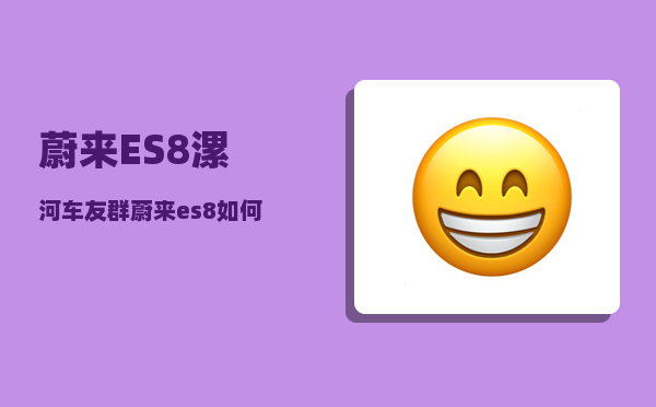 蔚来ES8漯河车友群_蔚来es8如何开启机箱盖-图1
