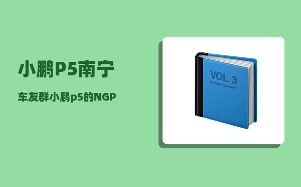 小鹏P5南宁车友群_小鹏p5胎压多少bar-图1