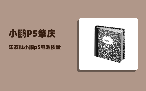 小鹏P5肇庆车友群_小鹏p5电池质量靠谱吗-图1