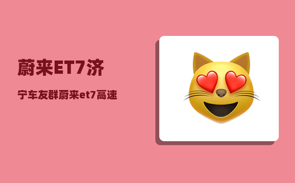 蔚来ET7济宁车友群_蔚来et7高速隔音效果-图1