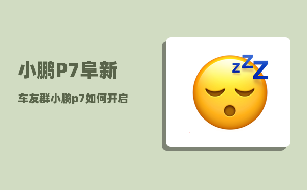 小鹏P7阜新车友群_小鹏p7如何开启ngp和lcc-图1