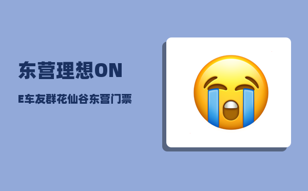 东营理想ONE车友群_花仙谷东营门票-图1