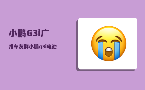 小鹏G3i广州车友群_小鹏g3i电池容量-图1