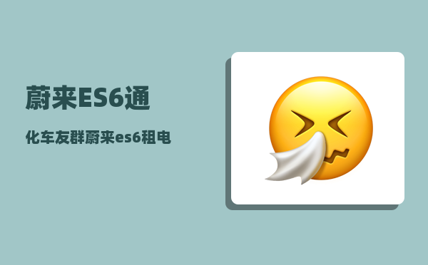 蔚来ES6通化车友群_蔚来es6租电池租金多少-图1