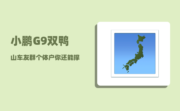 小鹏G9双鸭山车友群_个体户你还能撑多久了-图1