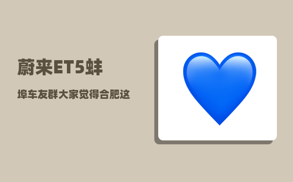 蔚来ET5蚌埠车友群_大家觉得合肥这个城市怎么样-图1