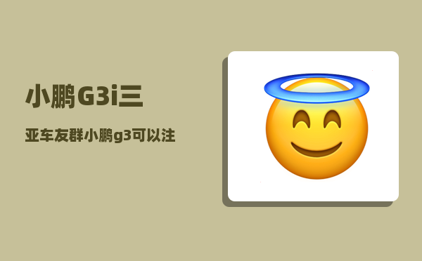 小鹏G3i三亚车友群_小鹏g3可以注册滴滴吗-图1