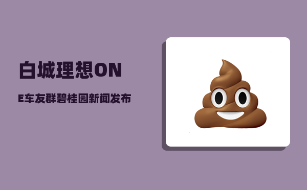 白城理想ONE车友群_碧桂园新闻发布会给每个记者2000元现金-图1