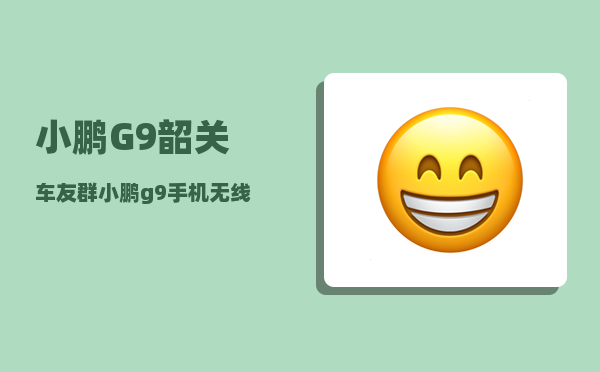 小鹏G9韶关车友群_小鹏g9手机无线充电功率-图1