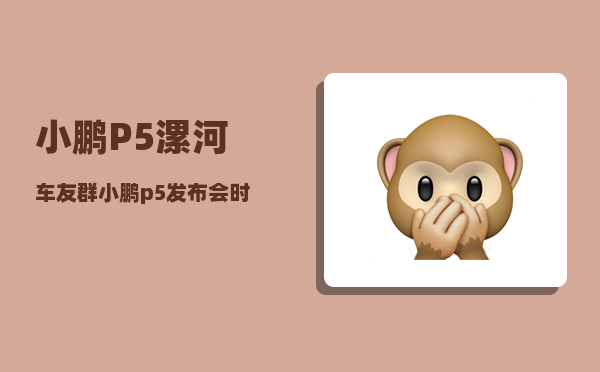 小鹏P5漯河车友群_小鹏p5发布会时间-图1