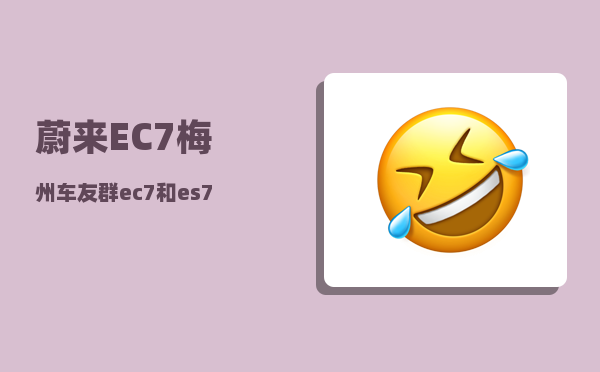 蔚来EC7梅州车友群_ec7和es7配置对比-图1
