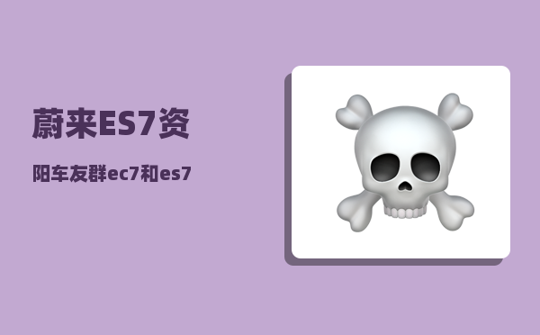 蔚来ES7资阳车友群_ec7和es7怎么选-图1
