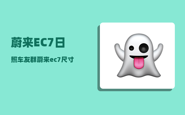 蔚来EC7日照车友群_蔚来ec7尺寸-图1