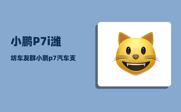 小鹏P7i潍坊车友群_小鹏p7汽车支持手机互联吗-图1
