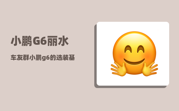 小鹏G6丽水车友群_小鹏g6的选装基金可以换积分吗-图1