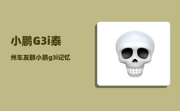 小鹏G3i泰州车友群_小鹏g3怎么授权给别人-图1