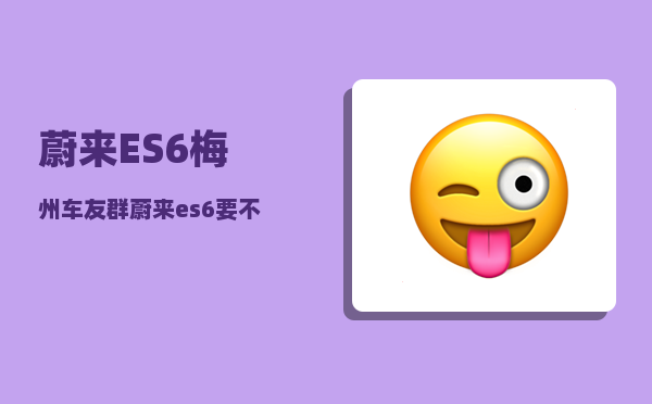 蔚来ES6梅州车友群_蔚来es6车载智能伙伴激活流程-图1