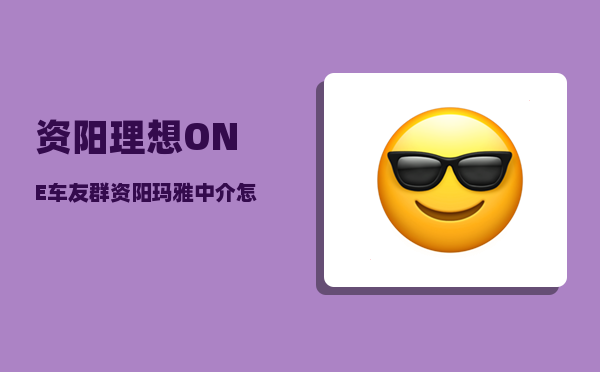 资阳理想ONE车友群_资阳玛雅中介怎么样-图1